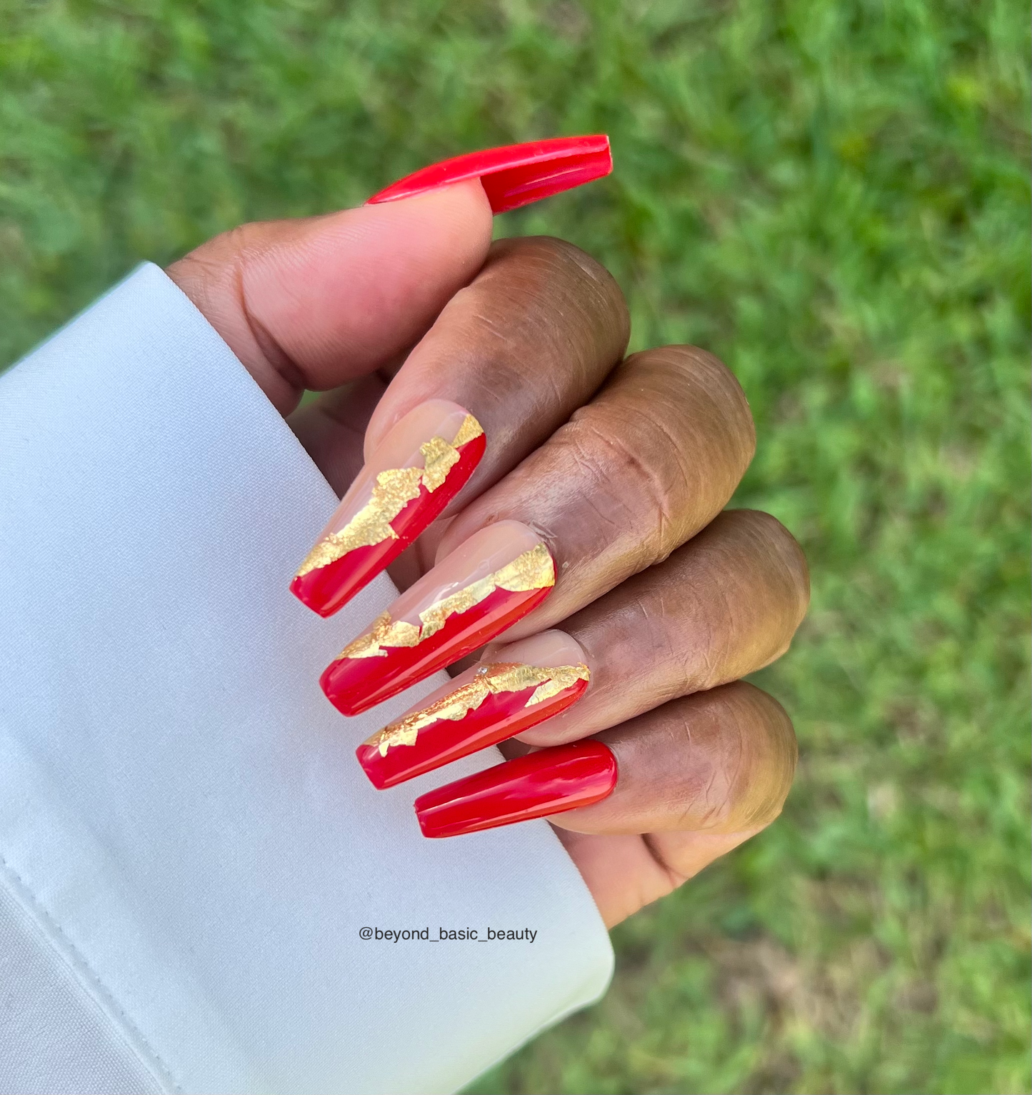 Red with Gold Accent