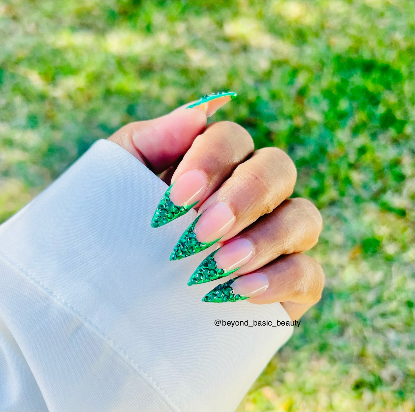 Emerald Blinged French